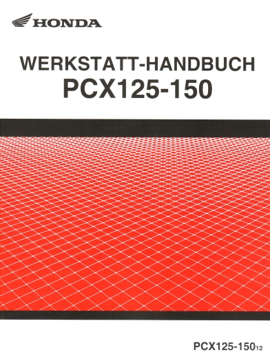 WERKSTATTHANDBUCH PCX125 2012-13