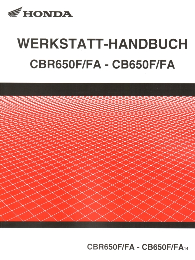 WERKSTATTHANDBUCH CBR650F-FA/CB650F-FA 