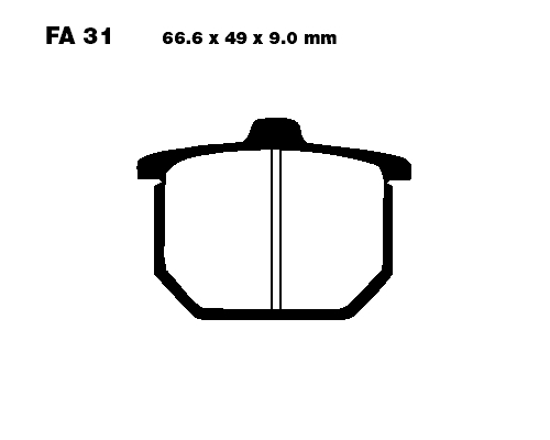 BREMSKLOETZE EBC STD