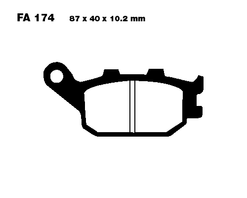 BREMSKLOETZE EBC STD HINTEN.