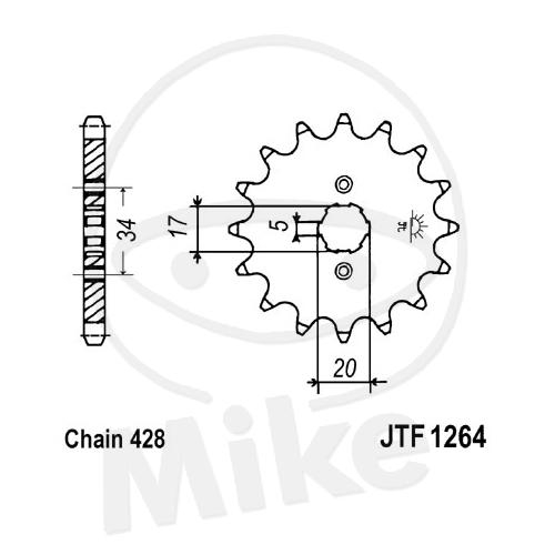 RITZEL 16Z TEILUNG 428.