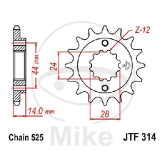 RITZEL 16Z,TEILUNG 525