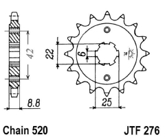 RITZEL 16Z,TEILUNG 520