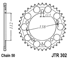 KETTENRAD 39Z,TEILUNG 530